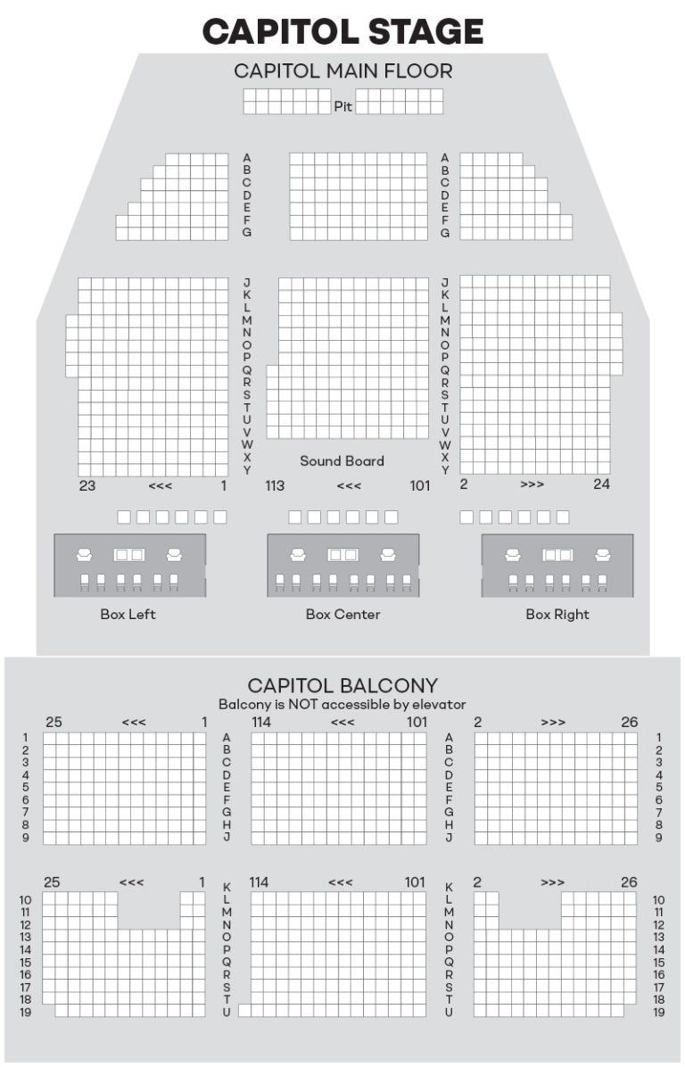 Seating Chart Flint Institute of Music